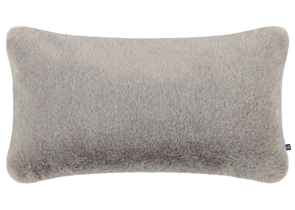 Ashcroft Faux Fur Toss 12x22 Ash