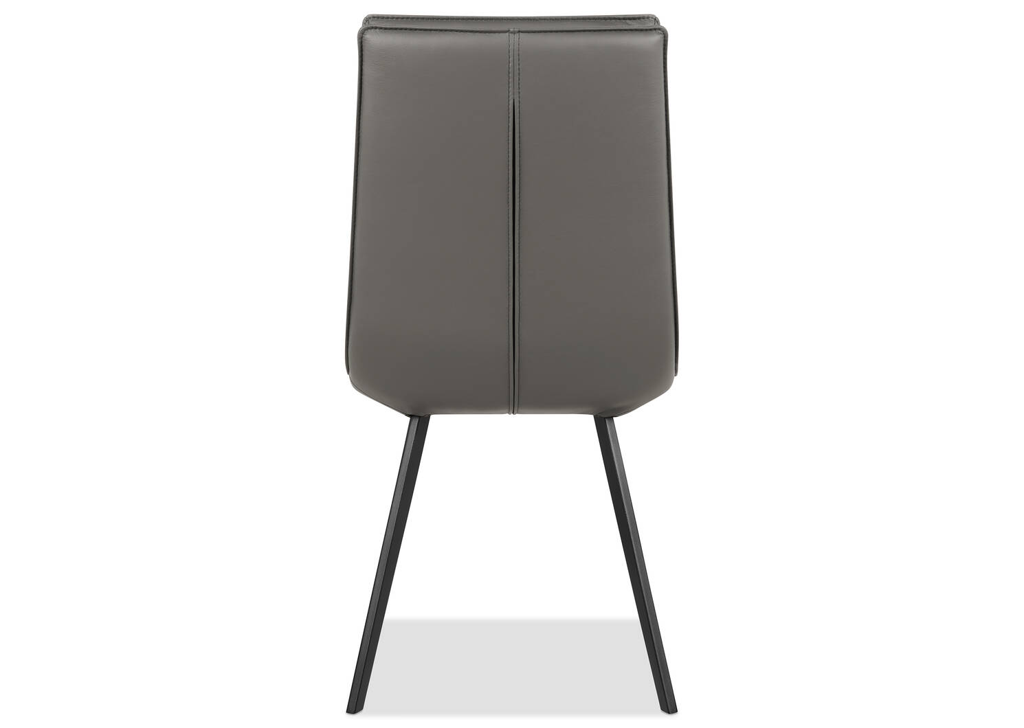 Chaise en cuir Spence -Rory charbon