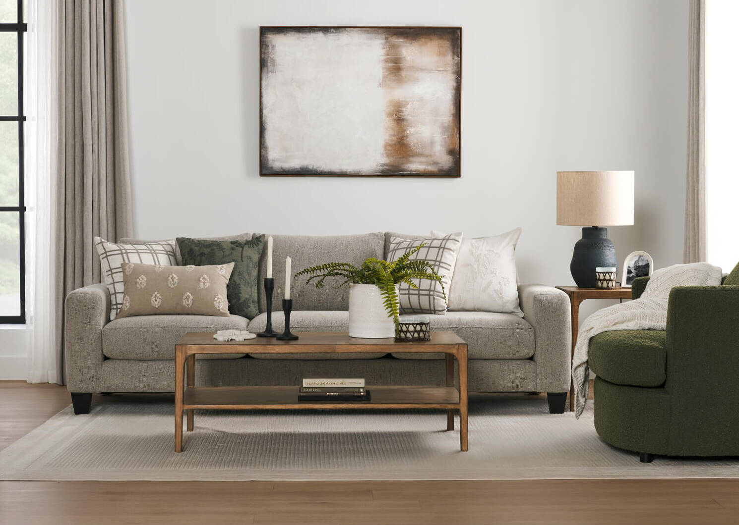 Bronx Sofa -Fairfax Almond