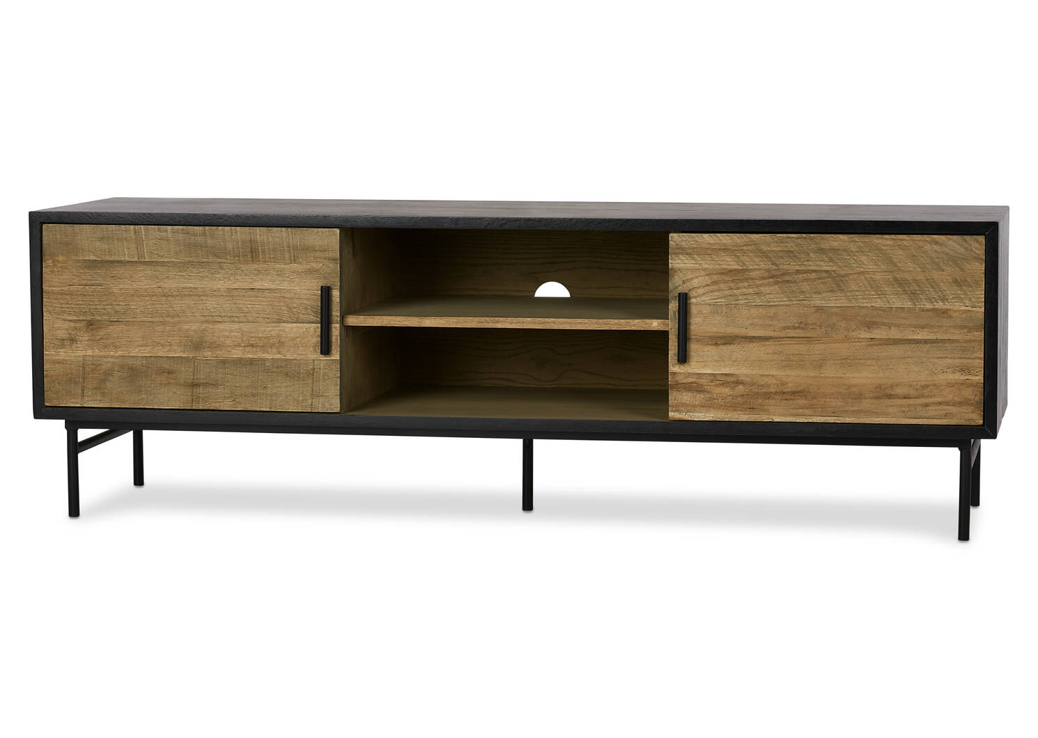 Mitch Media Unit -Aspen Oak