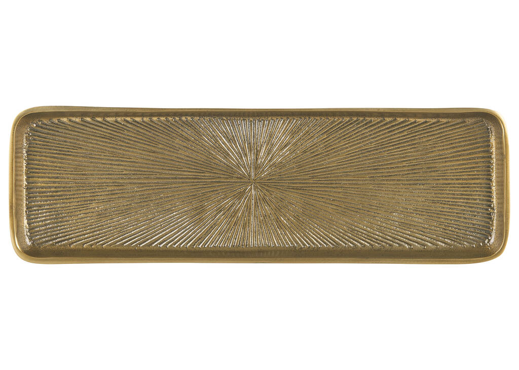 Suranne Tray Large Antiqued Brass
