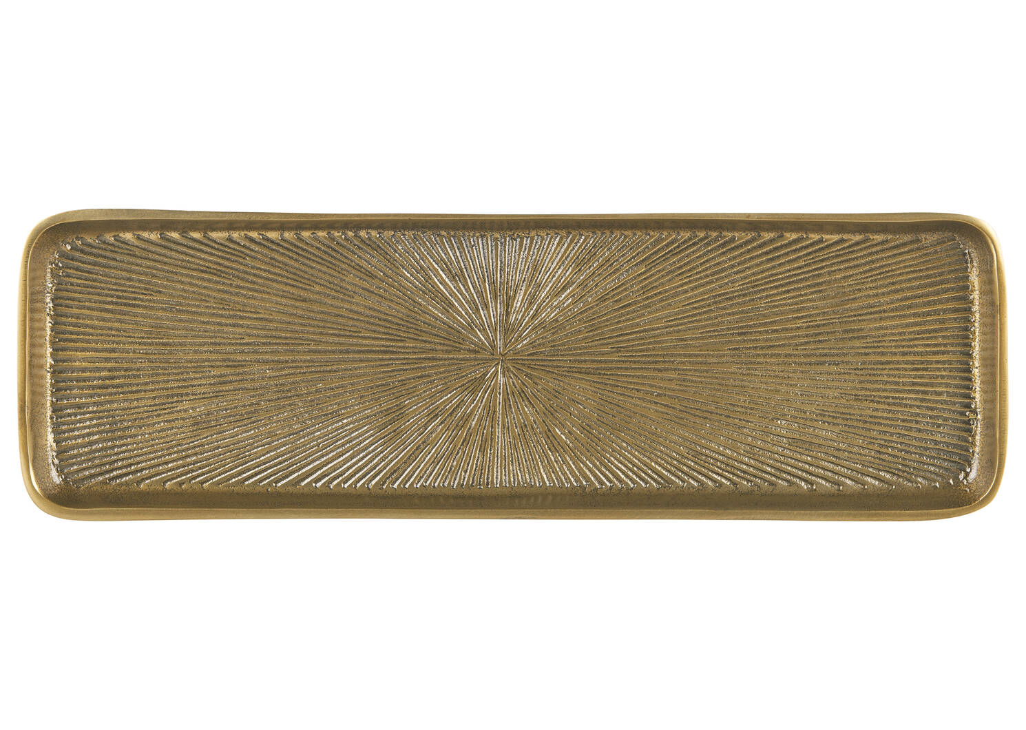 Grand plateau Suranne laiton antique