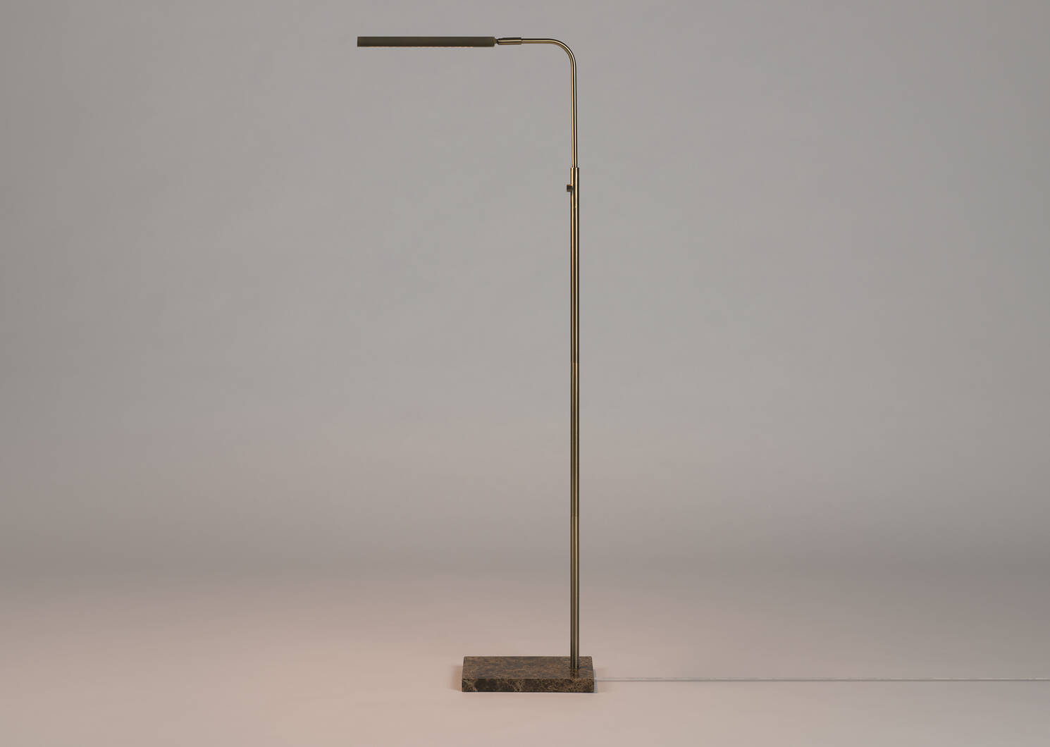 Oscar LED Floor Lamp Brass