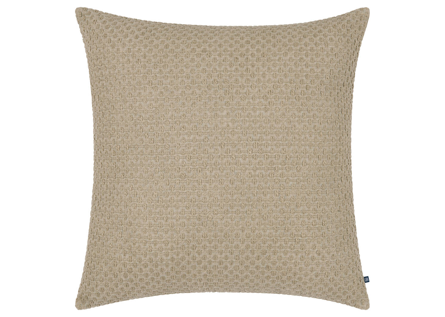 Coussin en coton Chiara 24x24 savane