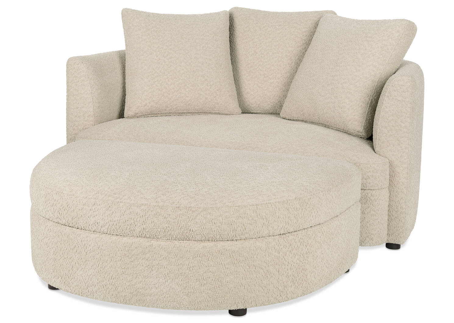 Alma Storage Ottoman -Cali Taupe