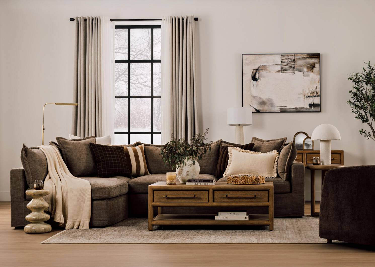 Canapé modulaire Eloise -Nile champ., g