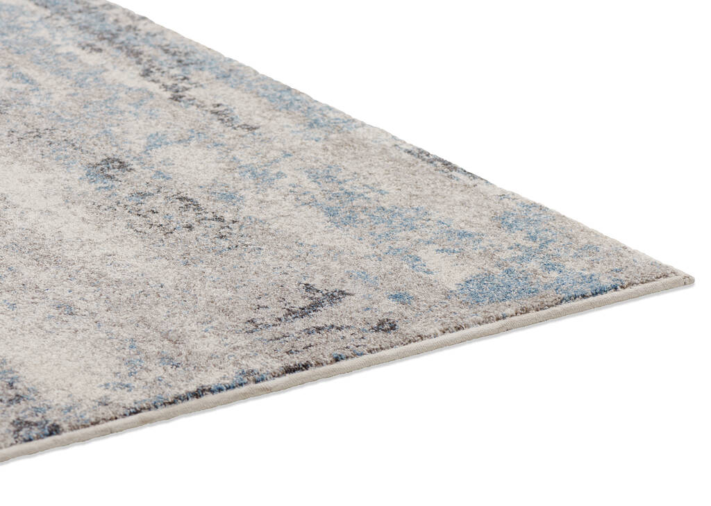 Tapis Rory 110x149 gris/bleu