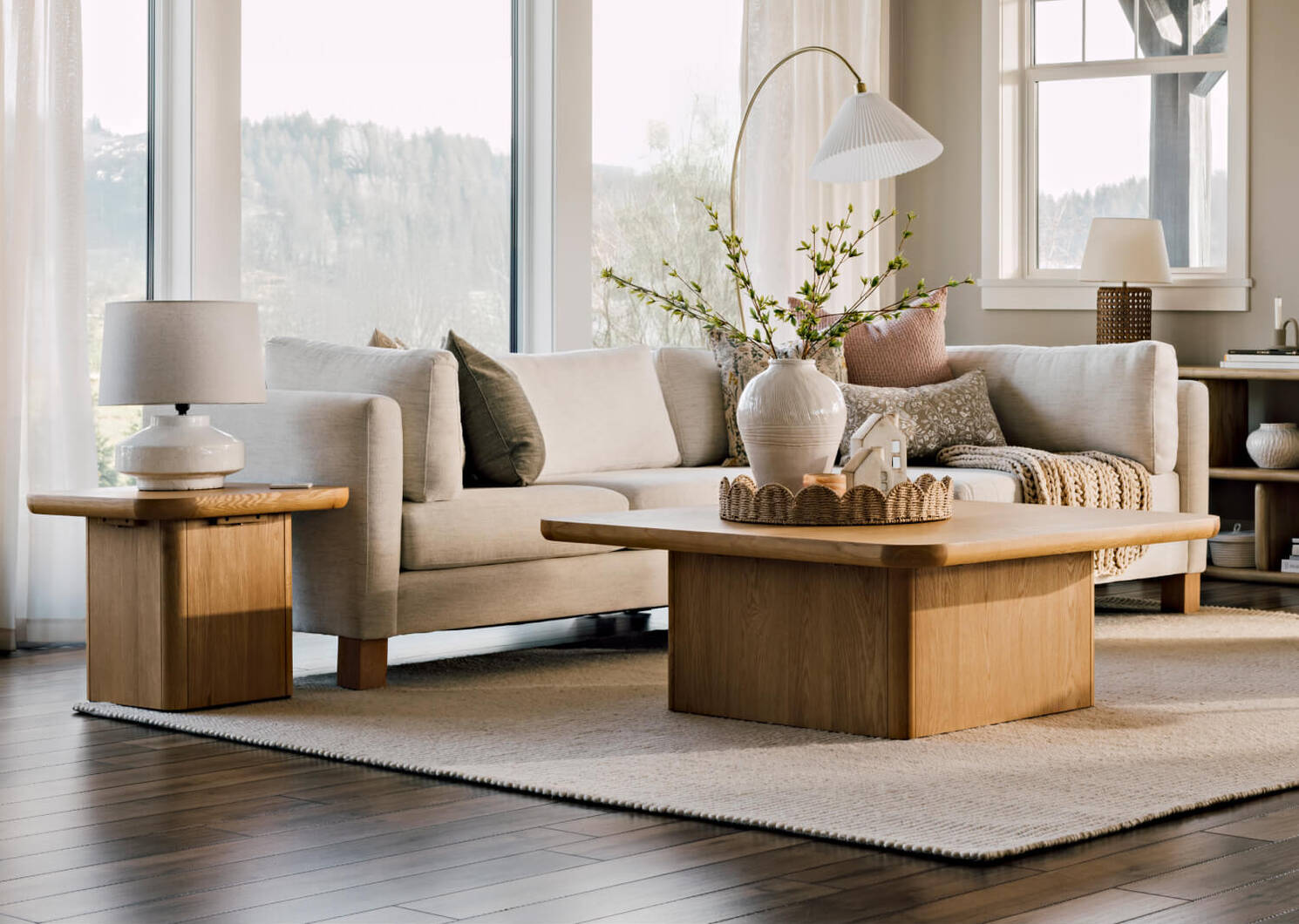 Table d'appoint Rosamonde -Rhett naturel