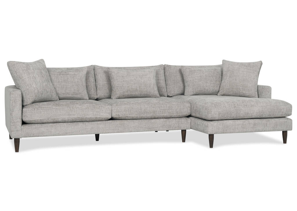 Canapé d’angle Nixon -Husky gris, d.