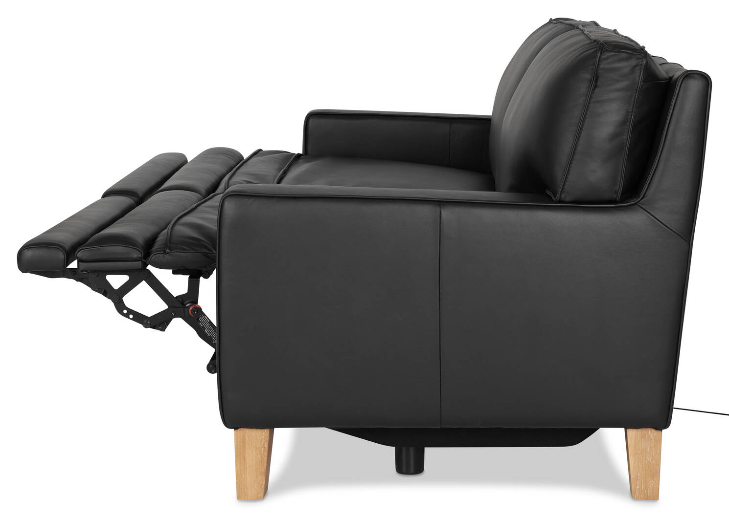 Hardy Leather Relaxer Sofa -Alec Noir