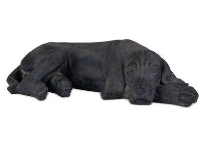 Statuette de chien couché Mulligan