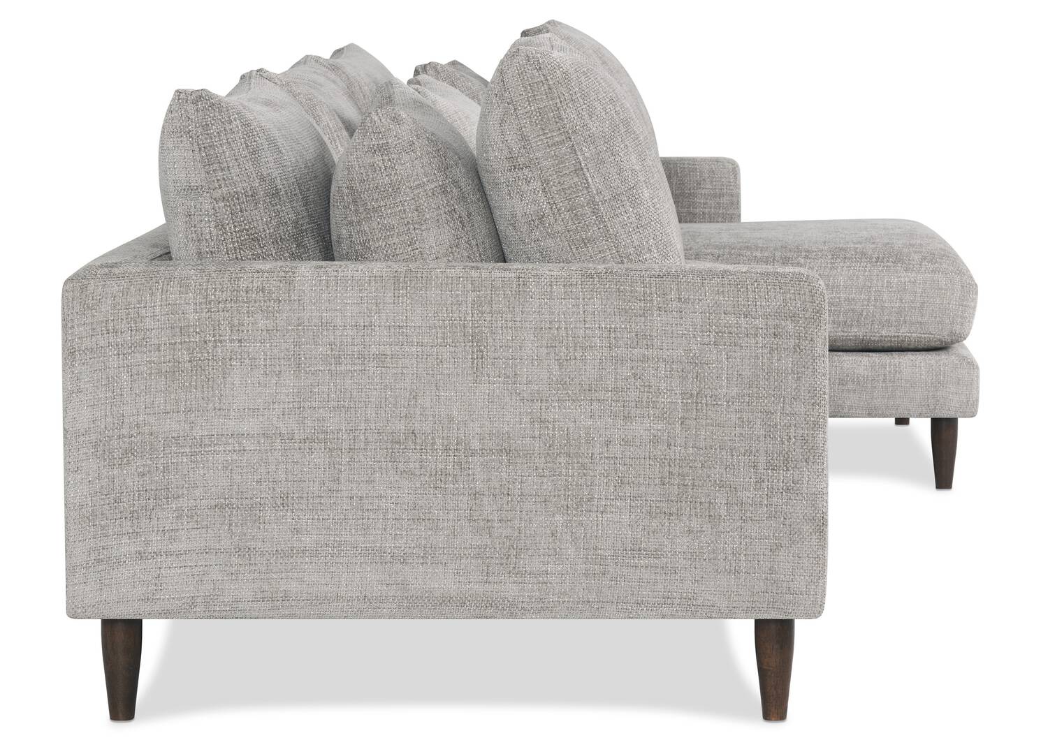 Canapé d’angle Nixon -Husky gris, d.