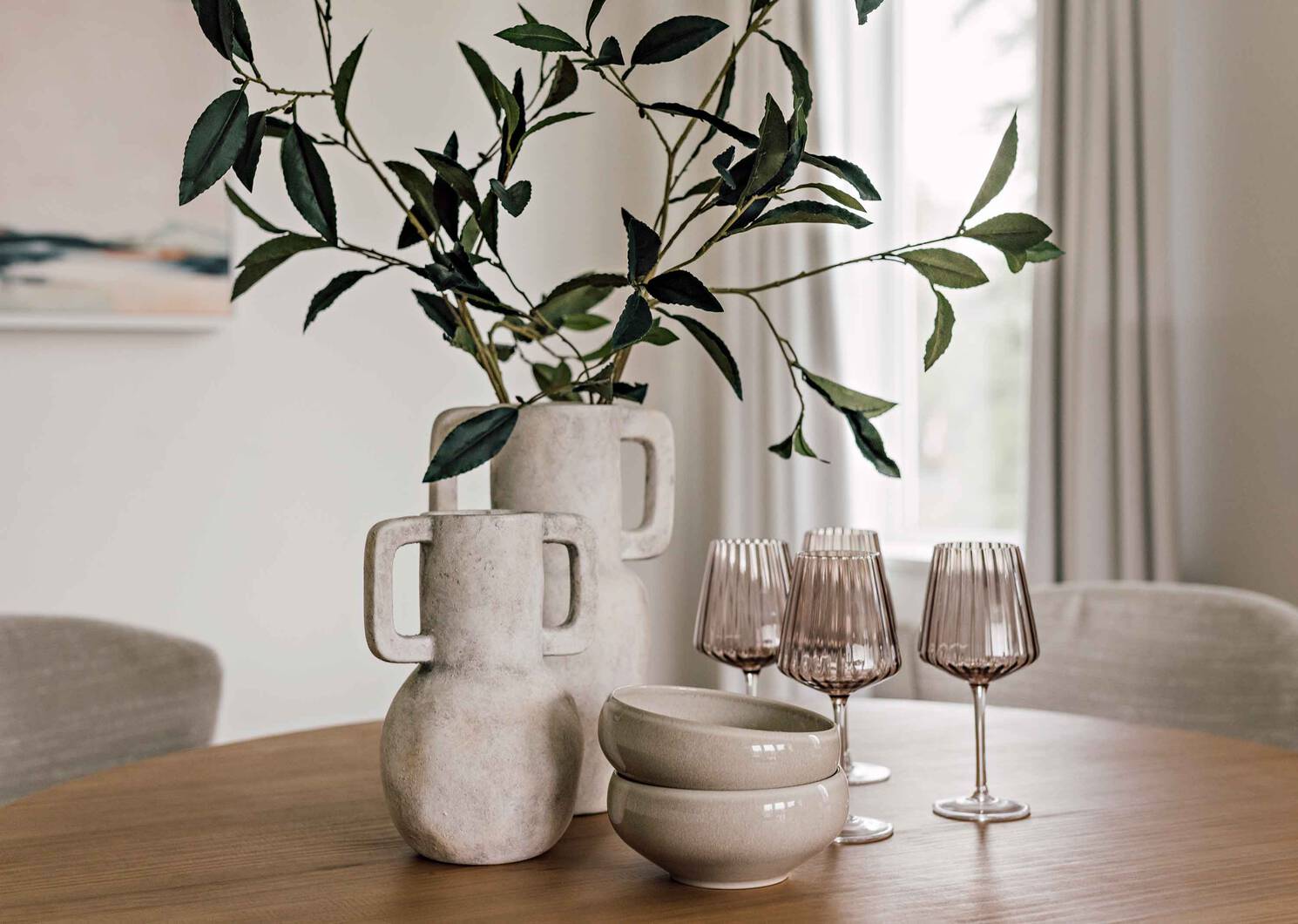 Petit vase Zetta blanc