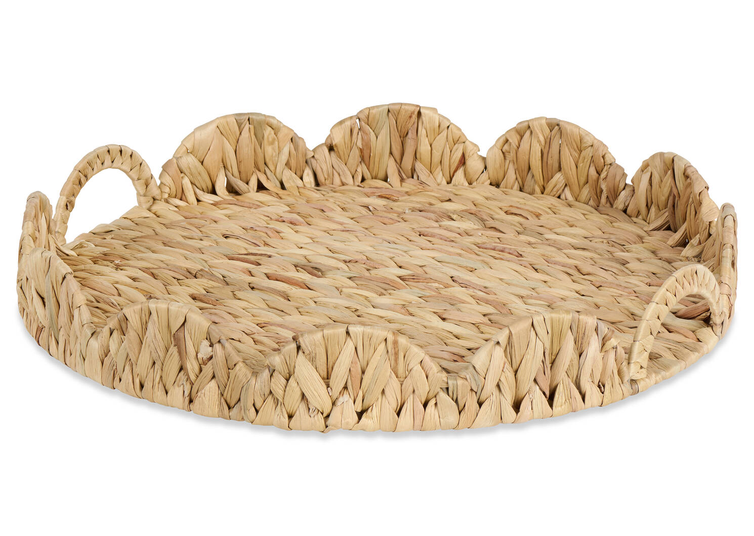 Grand plateau &agrave; bord &eacute;chancr&eacute; Piper