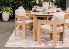Tonga Outdoor Dining Table -Natural
