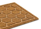 Paillasson en relief Honeycomb naturel