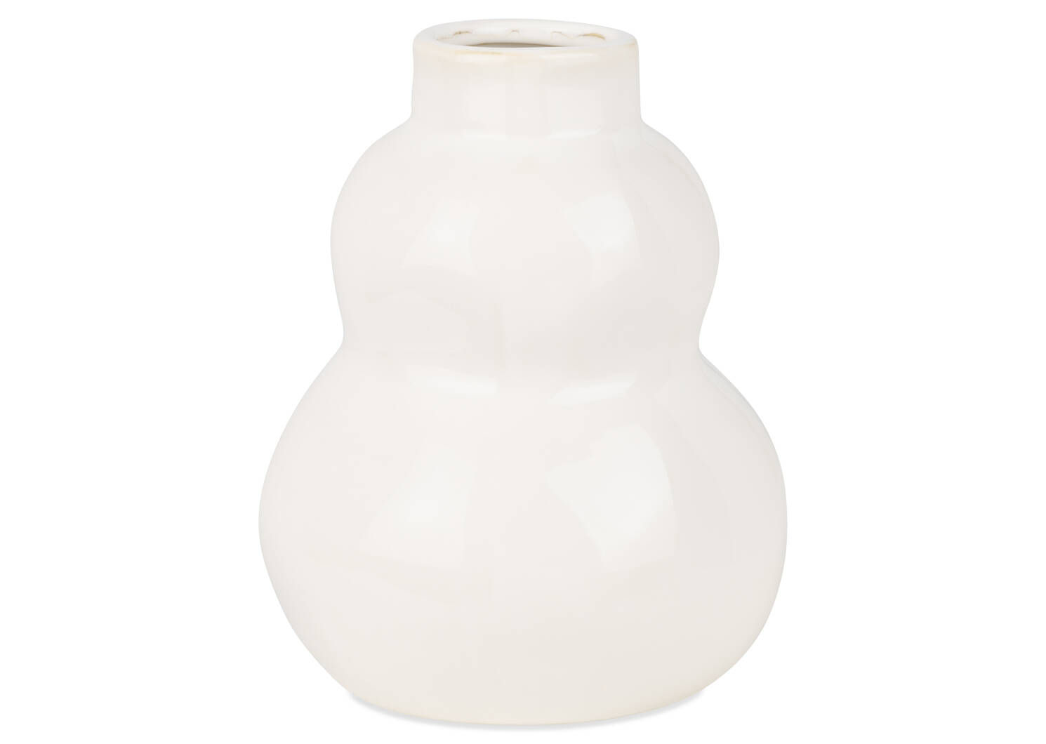 Petit vase Lorna blanc