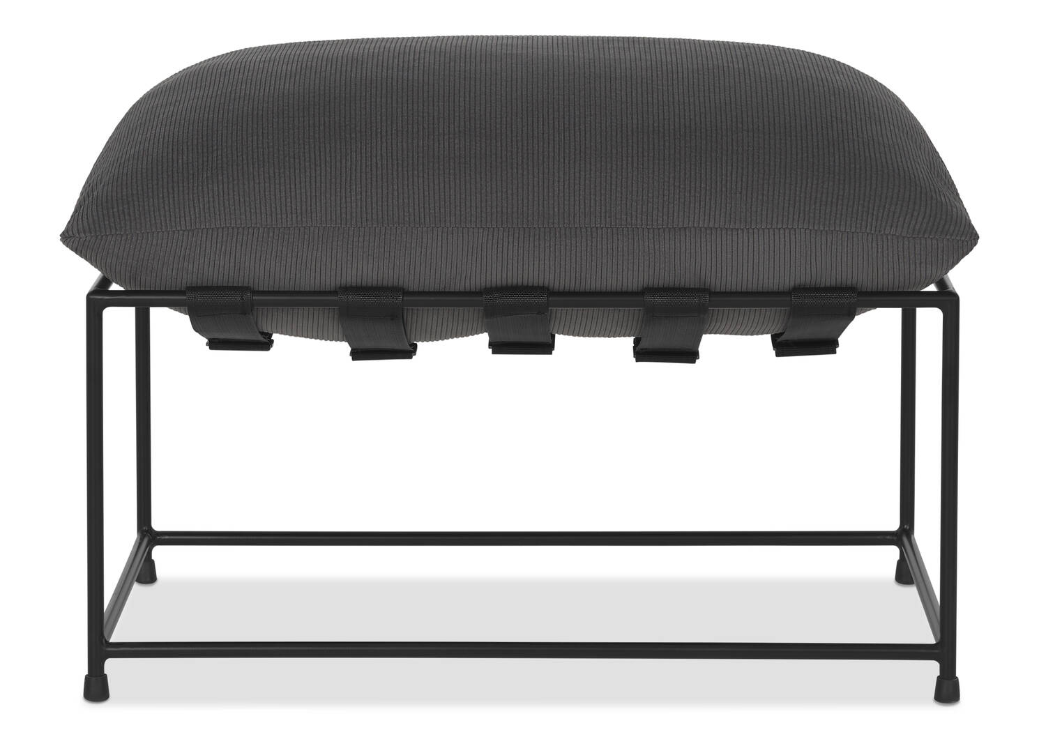 Mondo Ottoman -Sorrento Graphite