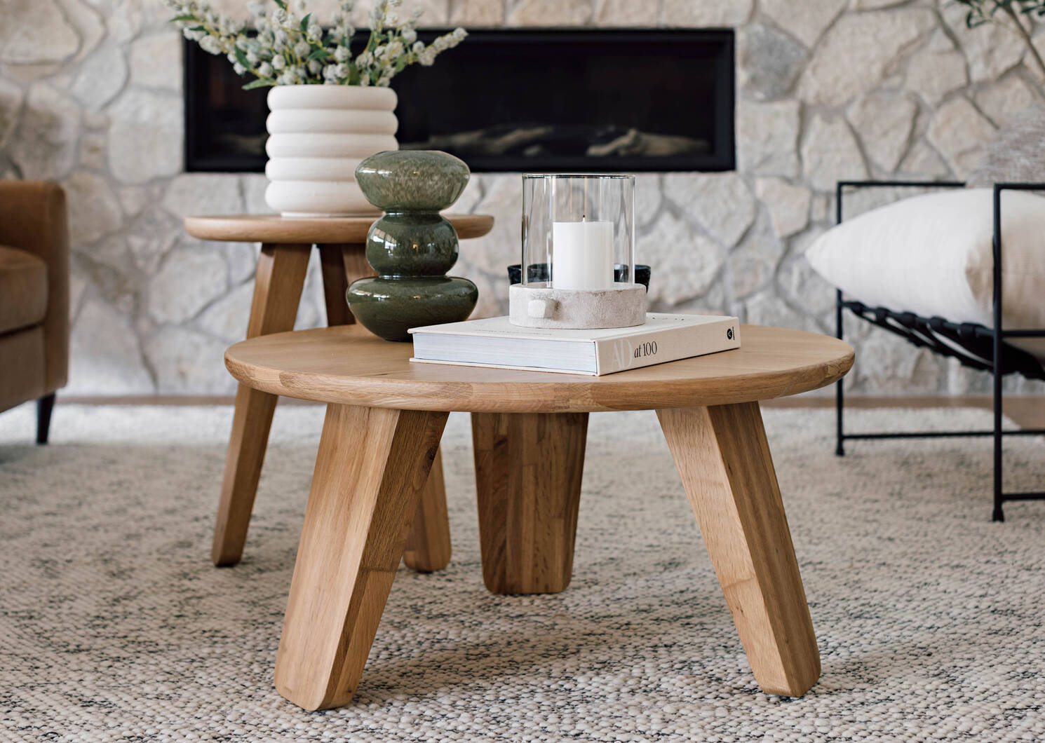 Table basse Rideau -Miro naturel