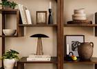 Merrill Vase Short Brown