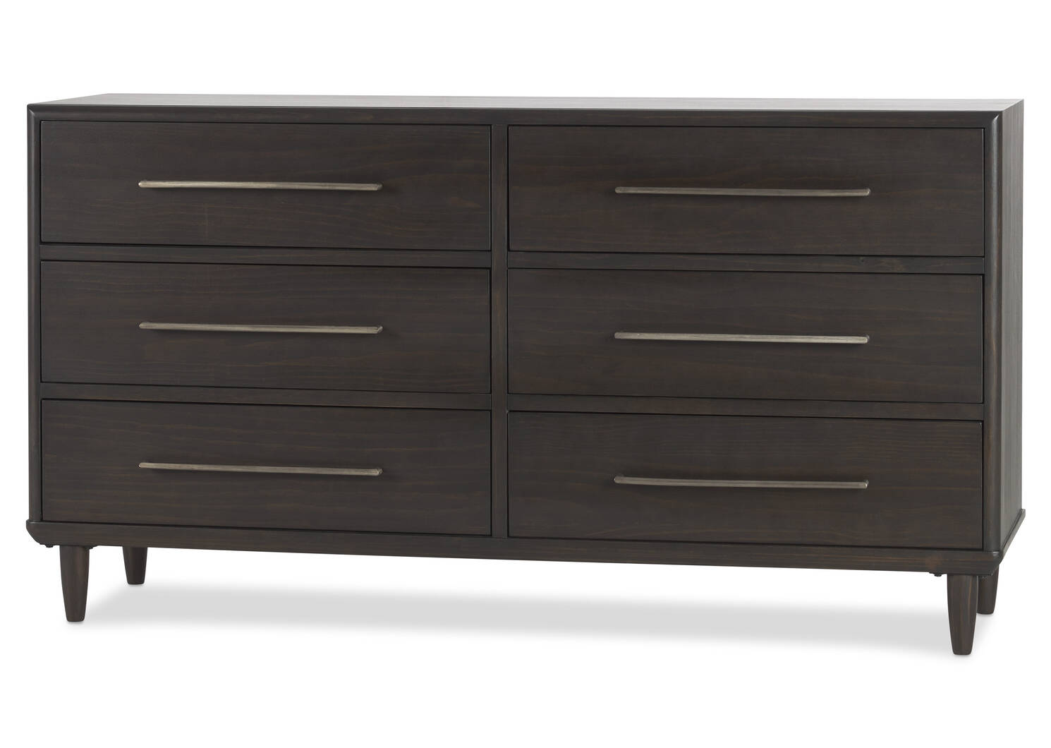 Luna 6 Drawer Dresser -Stone Cocoa