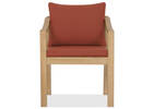 Tulum Outdoor Dining Chair -Rust