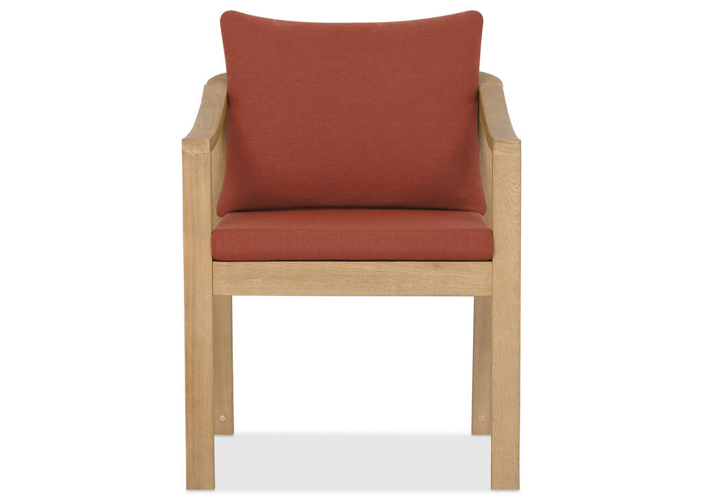 Tulum Outdoor Dining Chair -Rust