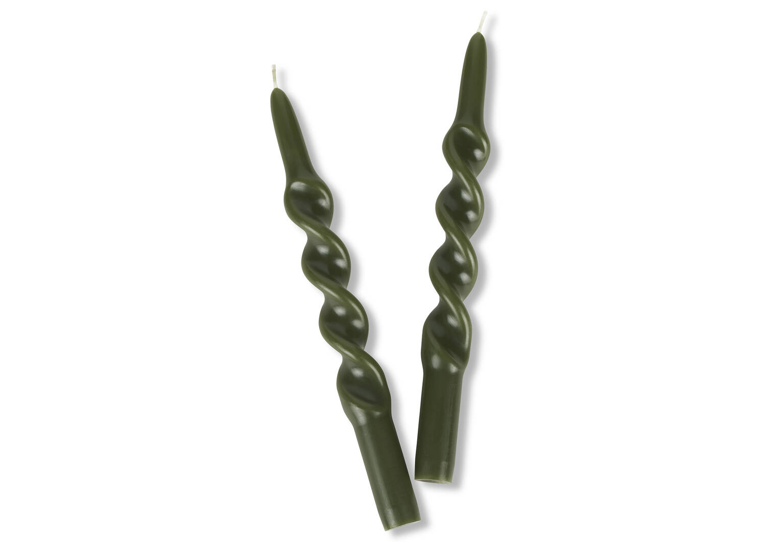 Twist Taper Candle Set Woodland