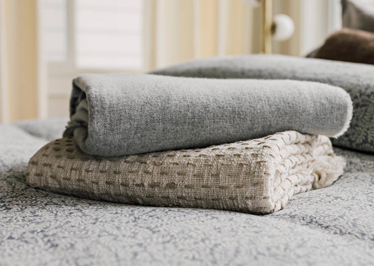 Riddell Melange Throw Lt. Grey