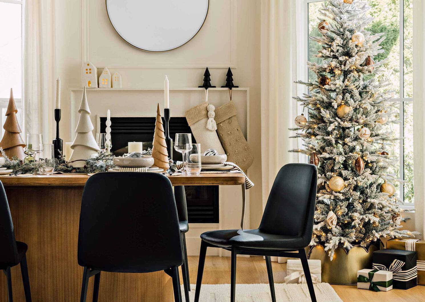 Sapin enneigé pré-illuminé Flurry 7 pi