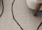 Tapis en laine Ramsey 60x96 ivoire/noir