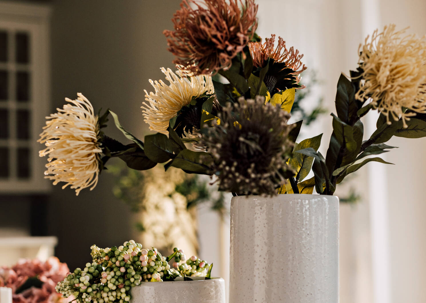 Tige de leucospermum Jada rose