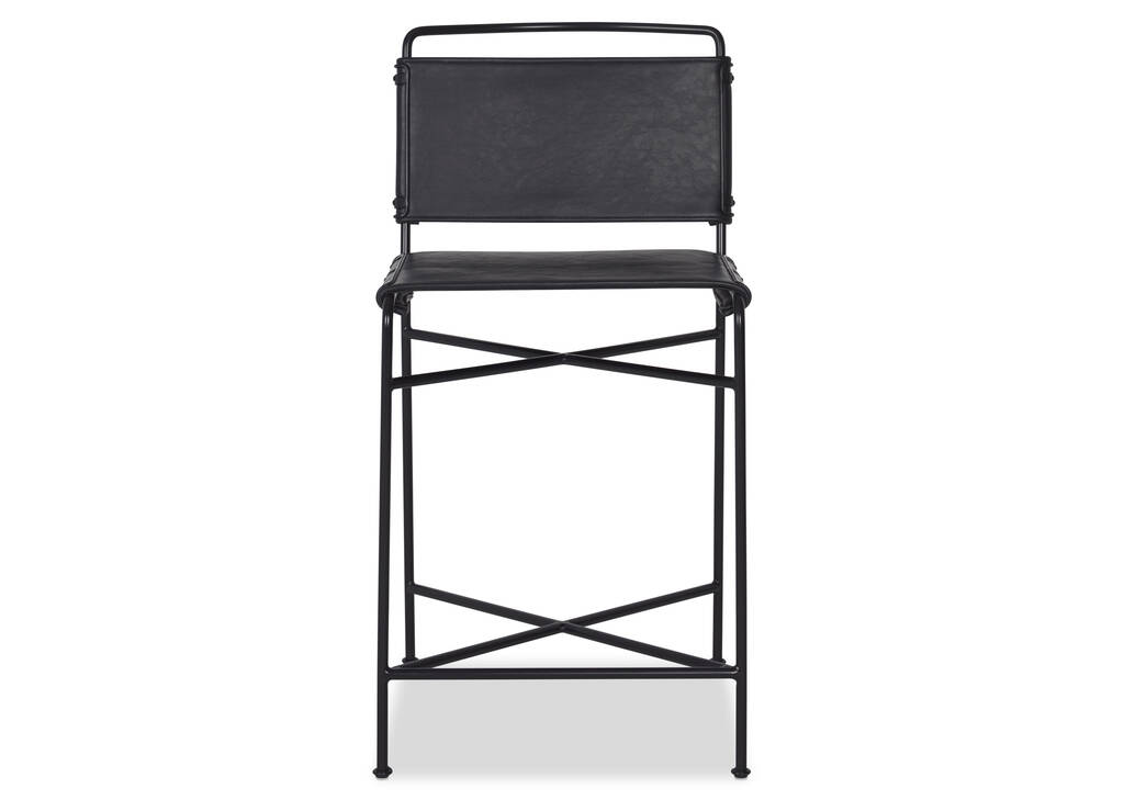 Tabouret Emmory -Como noir