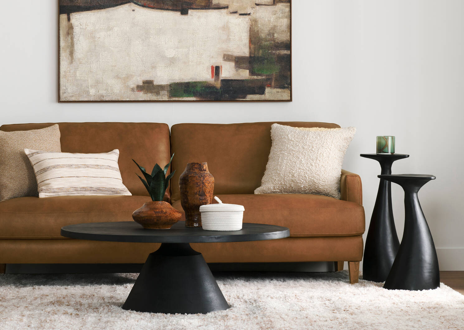 Petite table d’appoint Higgins -bronze