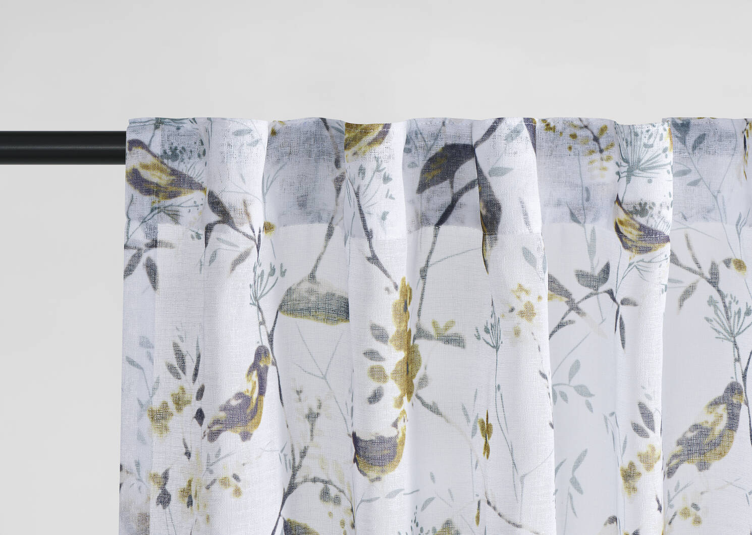 Voilage Gina 96 blanc/multi