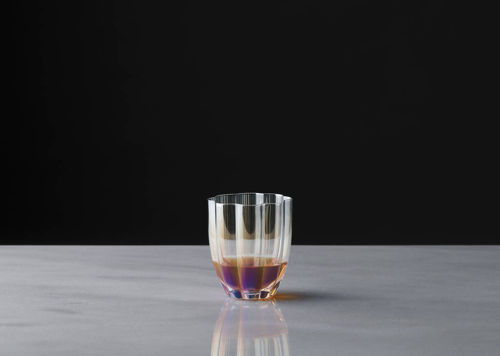 Verre court Phoebe iridescent