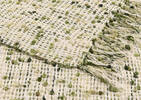 Nola Throw Ivory/Lt. Green/Dk. Green