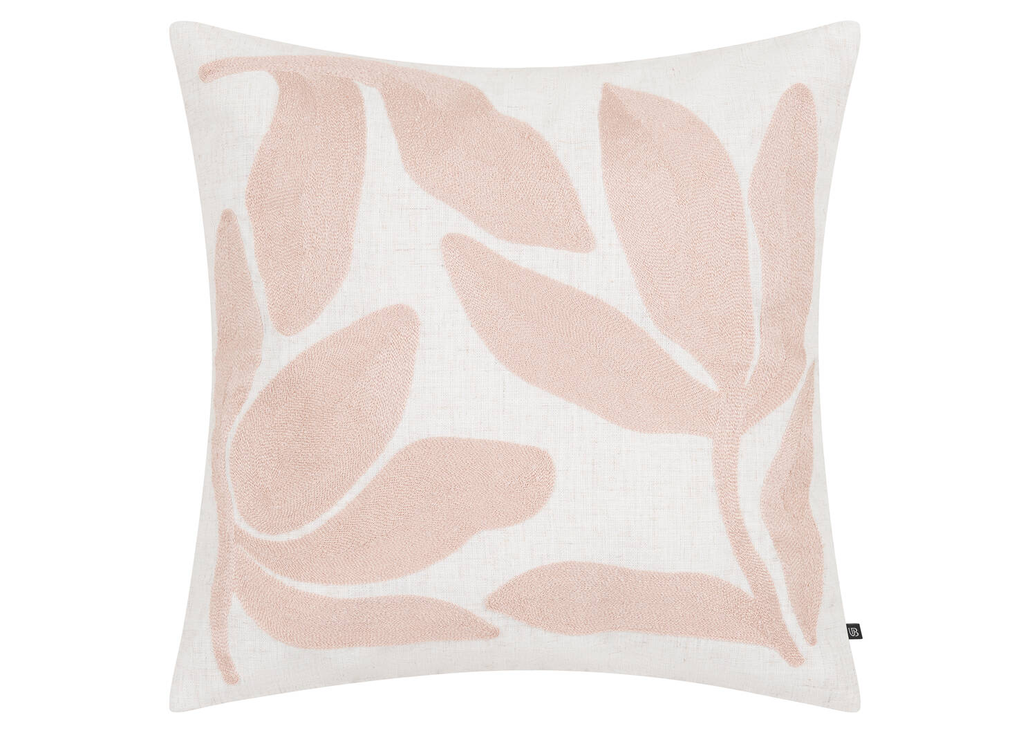 Coussin floral Keri 20x20 iv/rose voil&eacute;