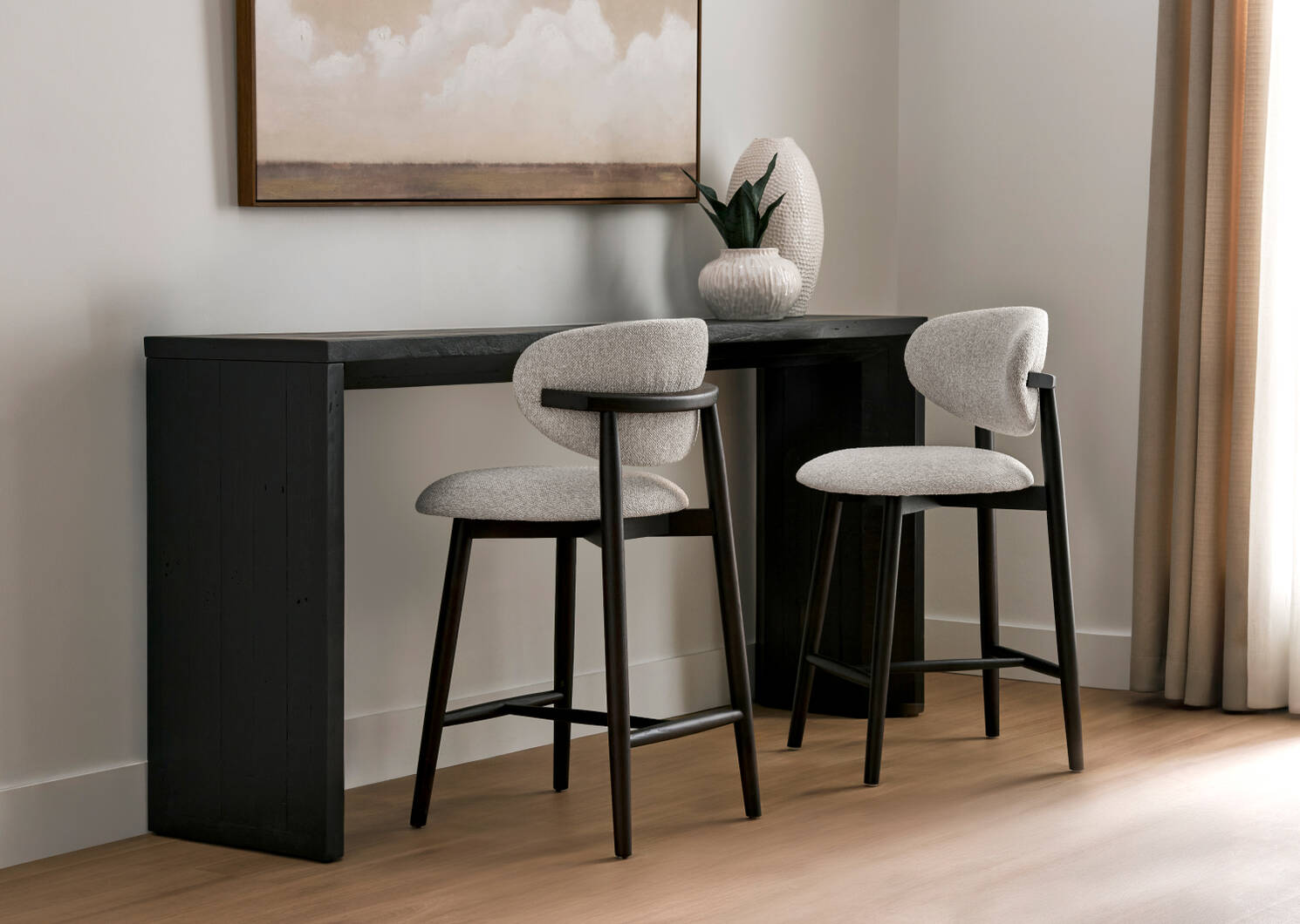 Tabouret Edwin -Ringwald ivoire