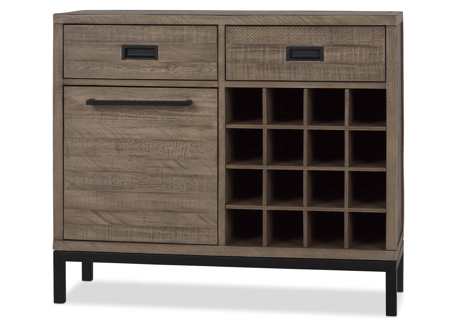 Brody Wine Cabinet -Stanton Driftwood