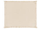 Claridge Cotton Ruffle Throw Natural