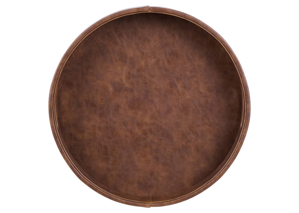 Tessa Round Tray Small Cognac
