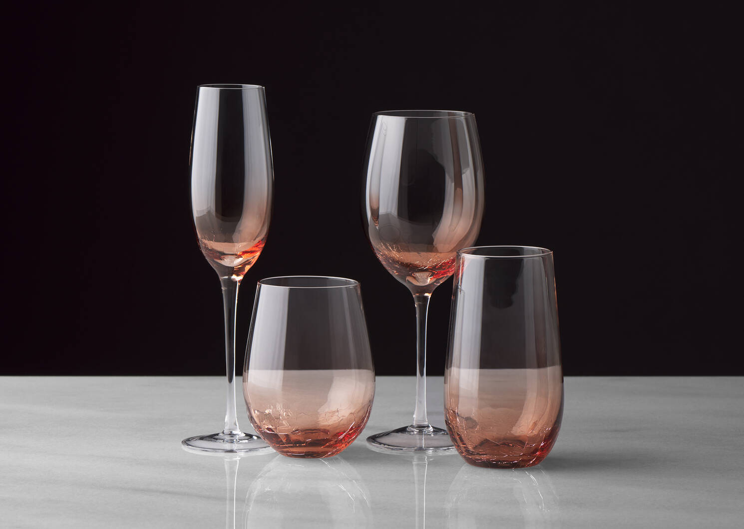 Lively Champagne Flute Terracotta