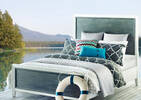 Très grand lit Marina Bay -Skye gris