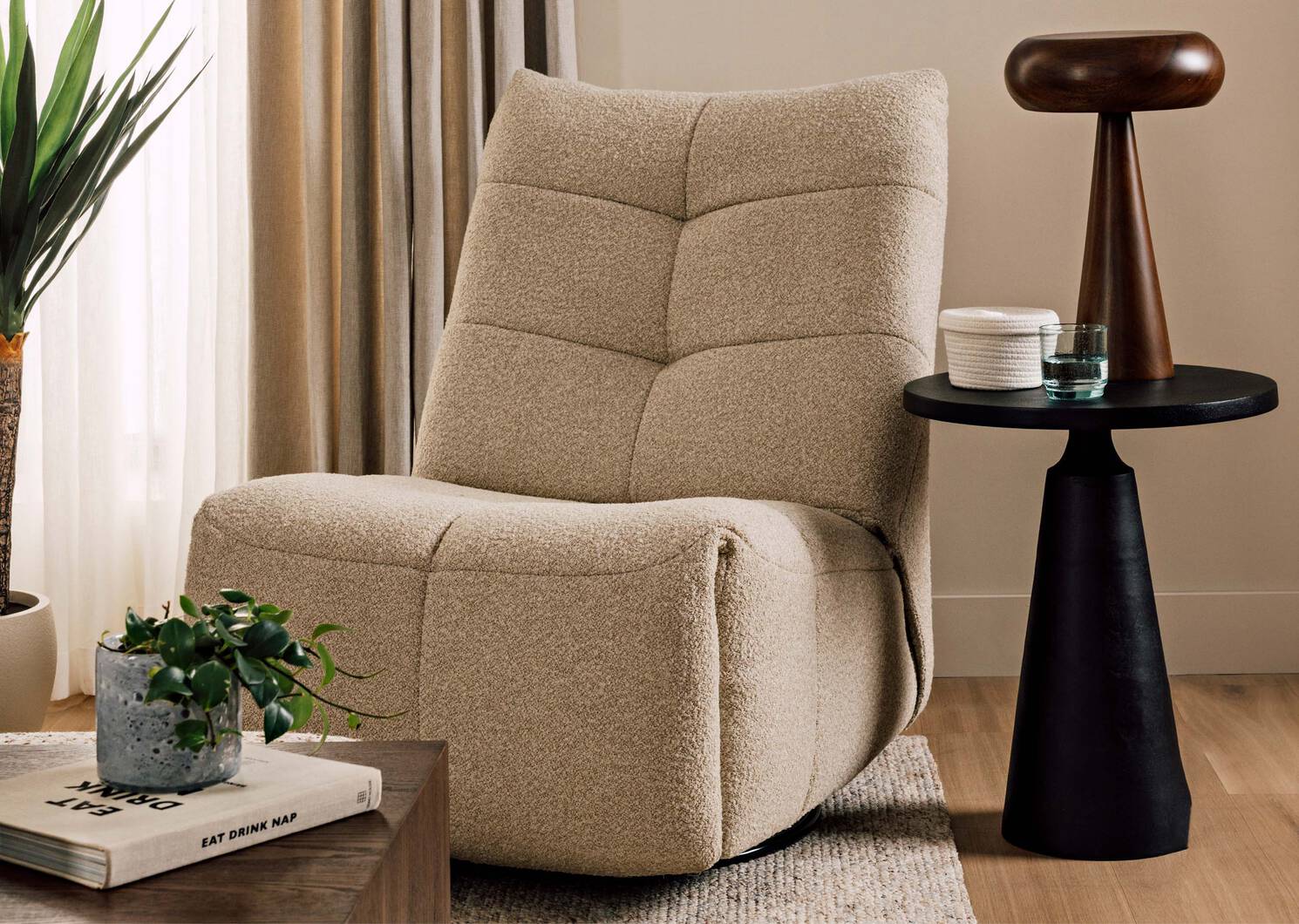 Table d'appoint Gershwin 20 po -bronze