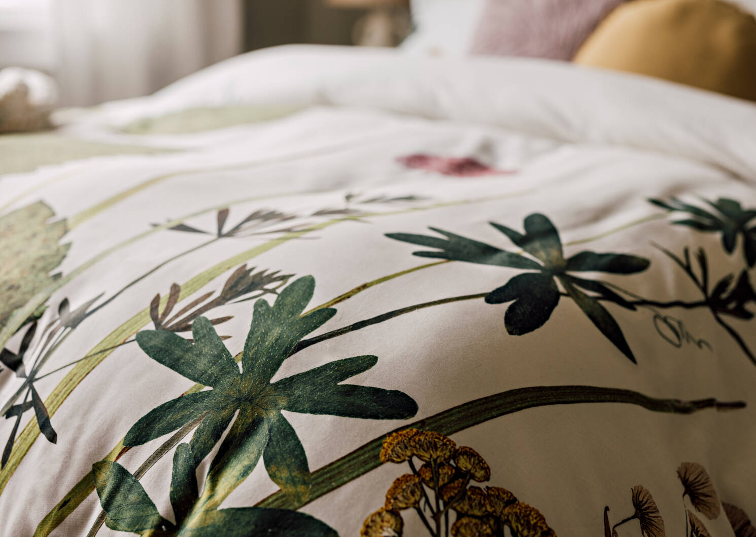 Lea Floral Cotton Duvet Set King Mult