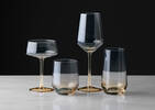Abie OF Glass Amber/Grey