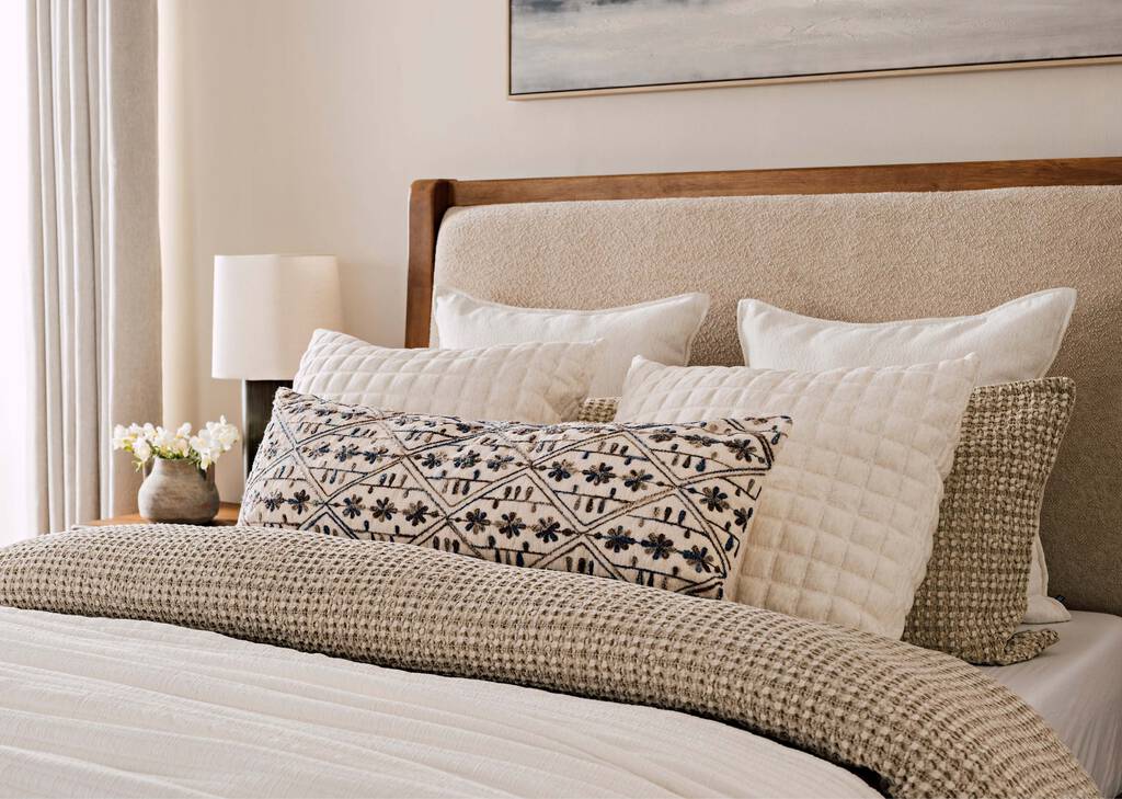 Coussin Layton 24x24 ivoire