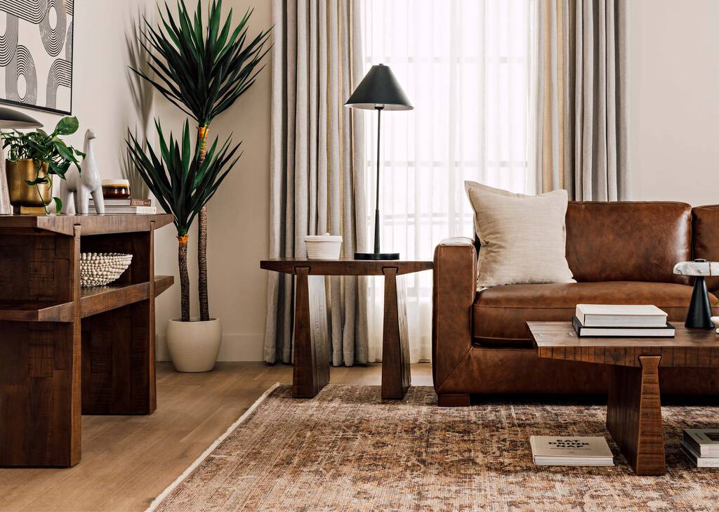 Table console Percival -Lawson ambr&eacute;