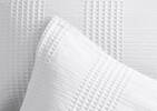 Sheena Cotton Waffle Duvet Set Queen Wht